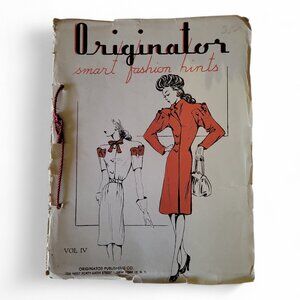 👄Vintage 1946 Spring Illustrated Fashion Booklet The Originator Vol IV